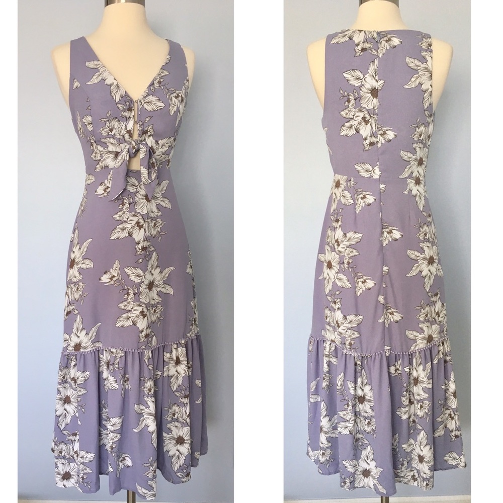Gianni Bini Carla Tie Front Dress, NWT, Floral